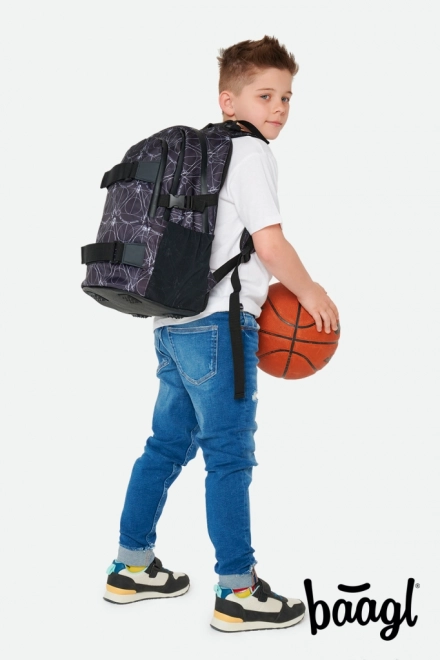 Rucsac școlar BAAGL Skate Harry Potter - Talismanele Morții