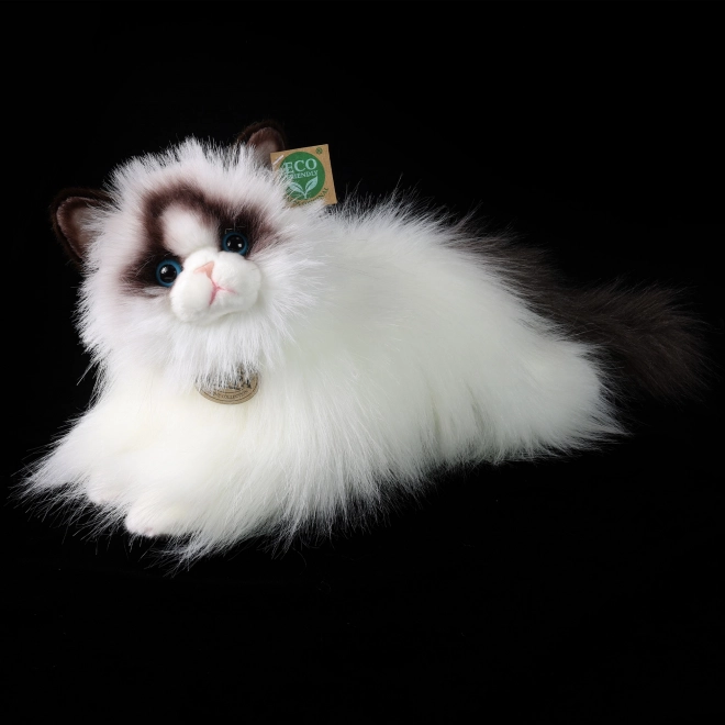 Pisică de pluș Ragdoll 35 cm ecologică