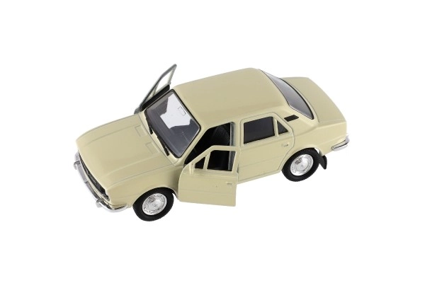 Mașină de jucărie Škoda 105L din metal și plastic, 11cm, 1:34-39