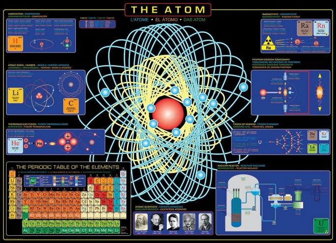 Puzzle 1000 piese Atom EUROGRAPHICS