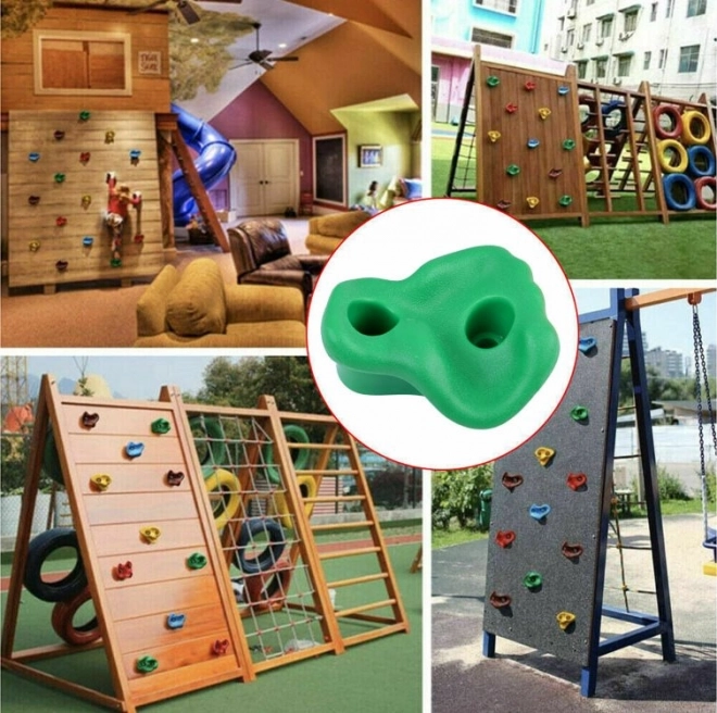 Set de prize de cățărat colorate pentru pereți de copii