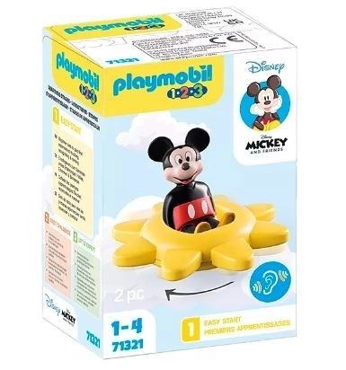 Set cu figurină Micky Mouse și zornăitoare soare PLAYMOBIL