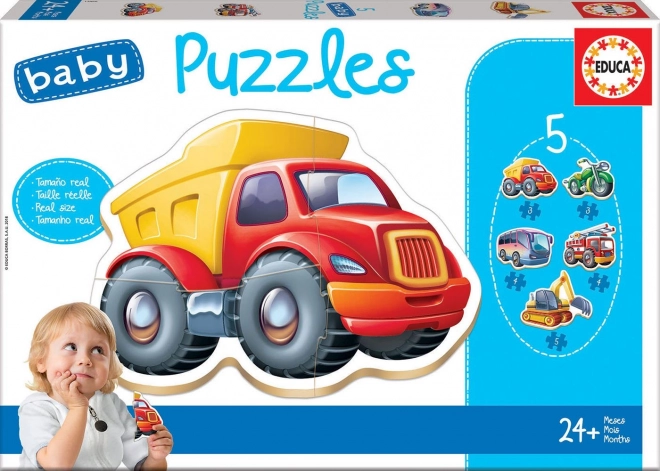 Puzzle Educa Baby Vehicule