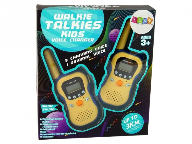 Walkie Talkie pentru copii galben