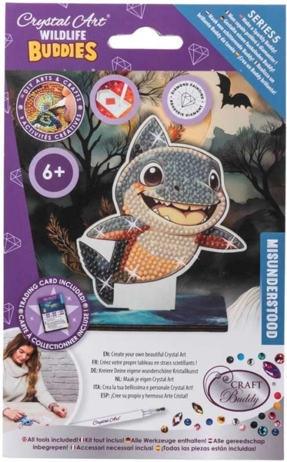 Pictură cu diamante Ocean: Rechin