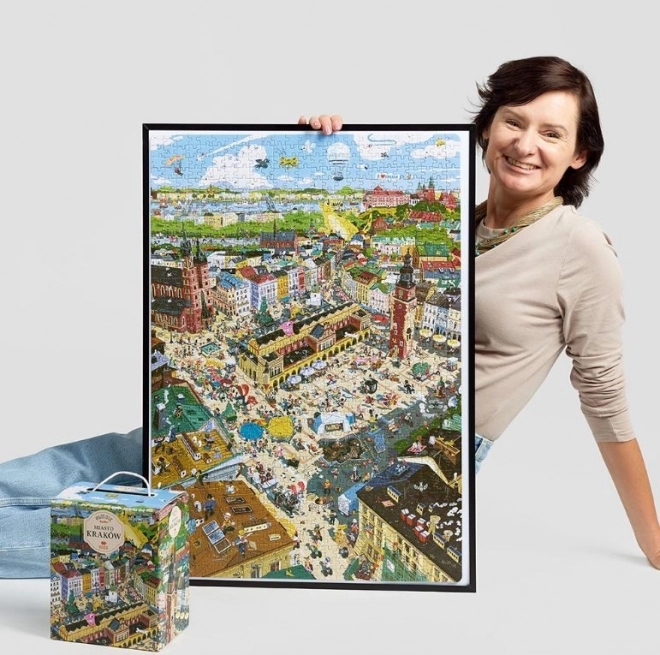 Puzzle Miasto Cracovia 1000 piese