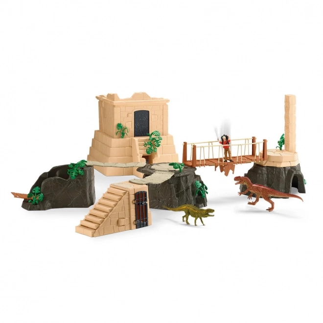 Set figurine cucerirea templului dinozaurilor