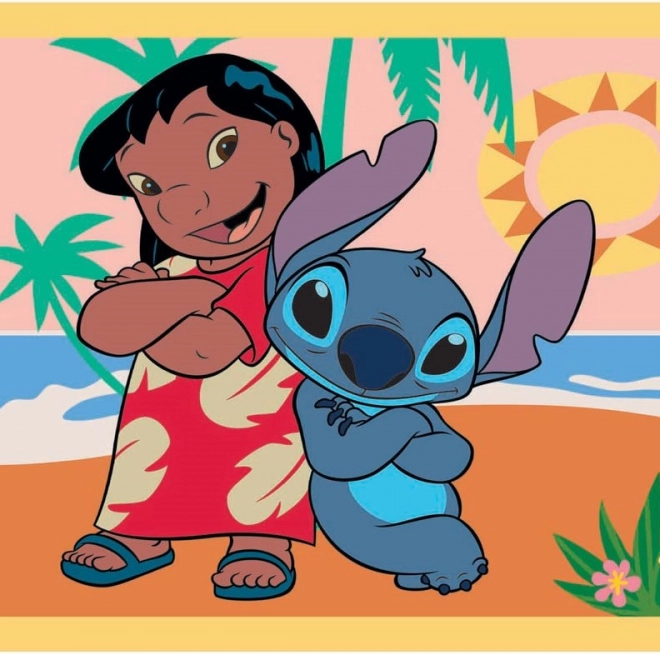 Puzzle Stitch 4v1 de la Clementoni pentru copii