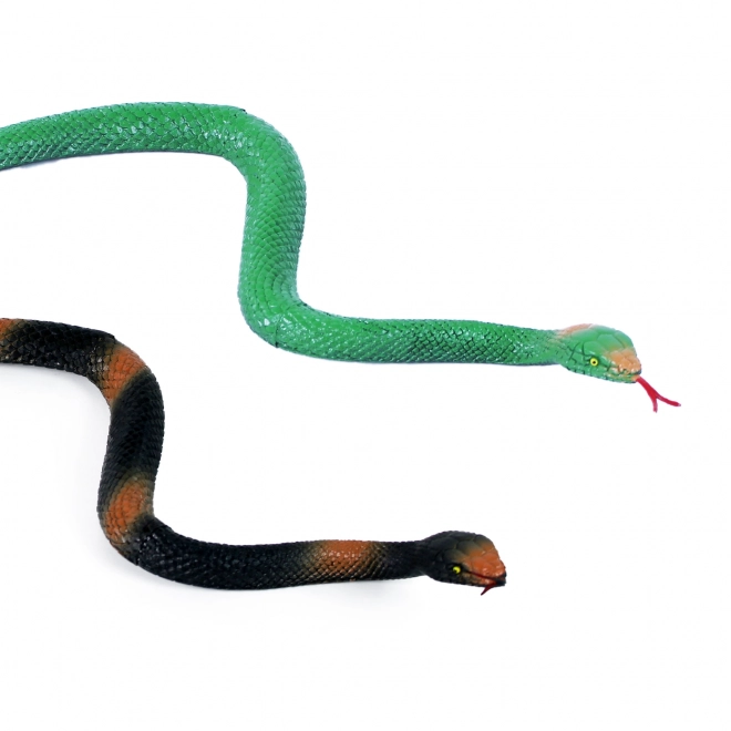 Șarpe de cauciuc 76 cm - Patru culori diferite