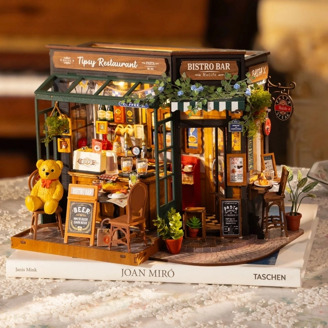 Miniatură Casă de Păpuși Restaurant Confortabil