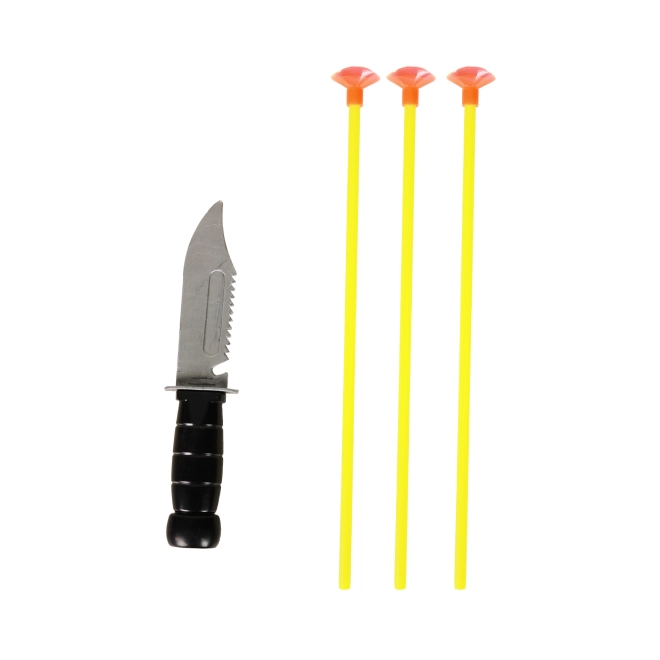 Set complet cu cuțit și tolbă pentru săgeți