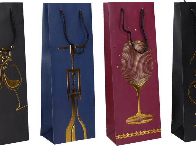 Geantă cadou pentru sticlă mărime M 36x12,8x8,4 cm