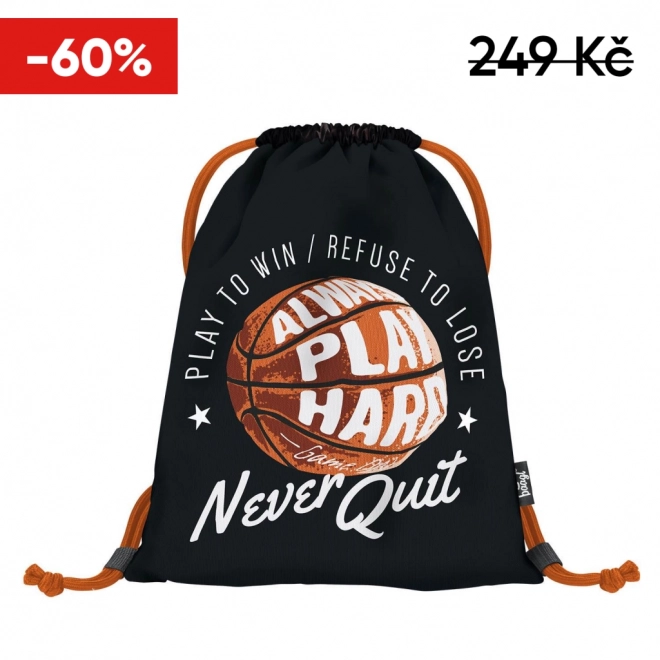 Sac de sport cu motiv baschet