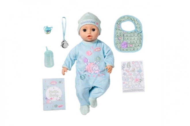 Păpușa interactivă Baby Annabell Alexander