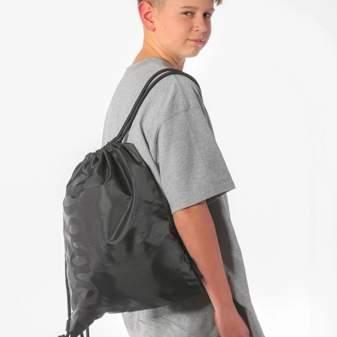 Set școlar BAAGL: Rucsac, Penar și Săculeț Cubic Uni Negru