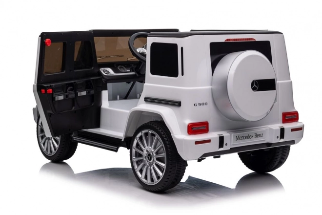 Vehicul electric Mercedes G500 alb 4x4 – Alb