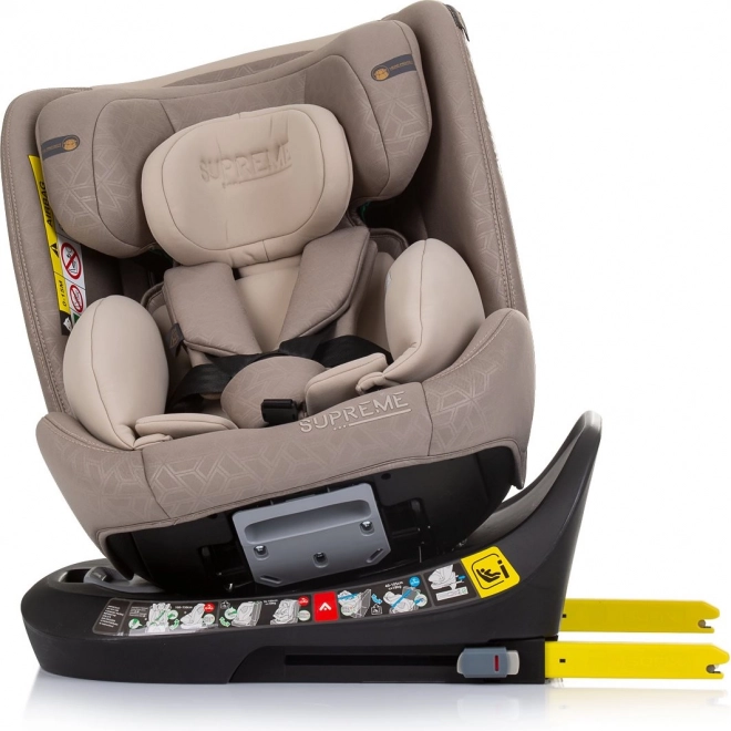 Scaun auto pentru copii Chipolino Supreme i-Size - Macadamia