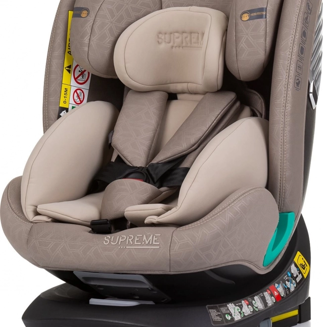 Scaun auto pentru copii Chipolino Supreme i-Size - Macadamia