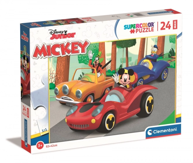 Puzzle Mickey în excursie MAXI 24 piese