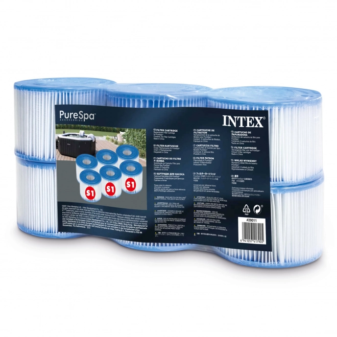 Filtre S1 set 6 bucăți set Pure SPA INTEX 29011