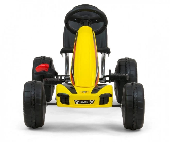 Gokart cu pedale Viper galben