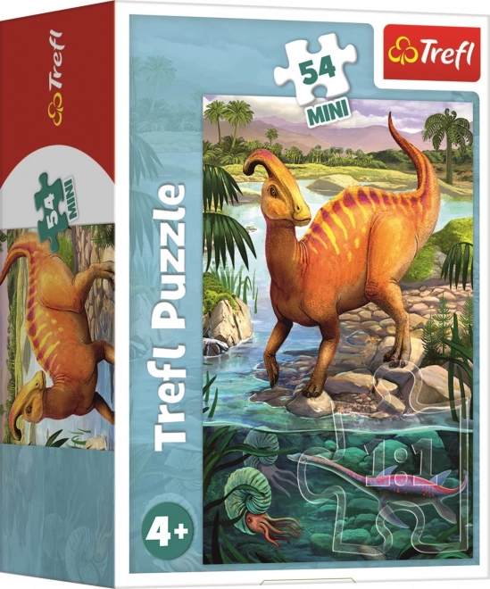 Puzzle Trefl 54 piese mini - Dinozauri uimitori