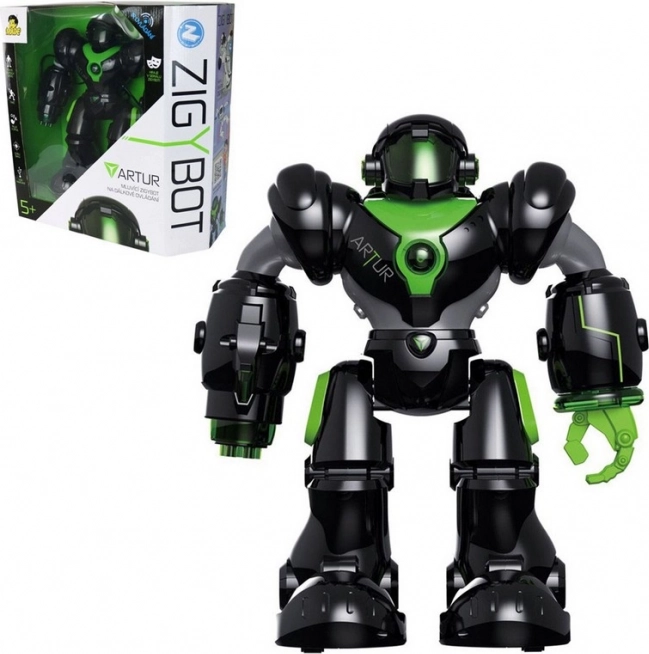Robot vorbitor Artur din echipajul spațial Zigybot