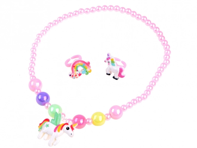 Set cu cordeluță Unicorn și accesorii