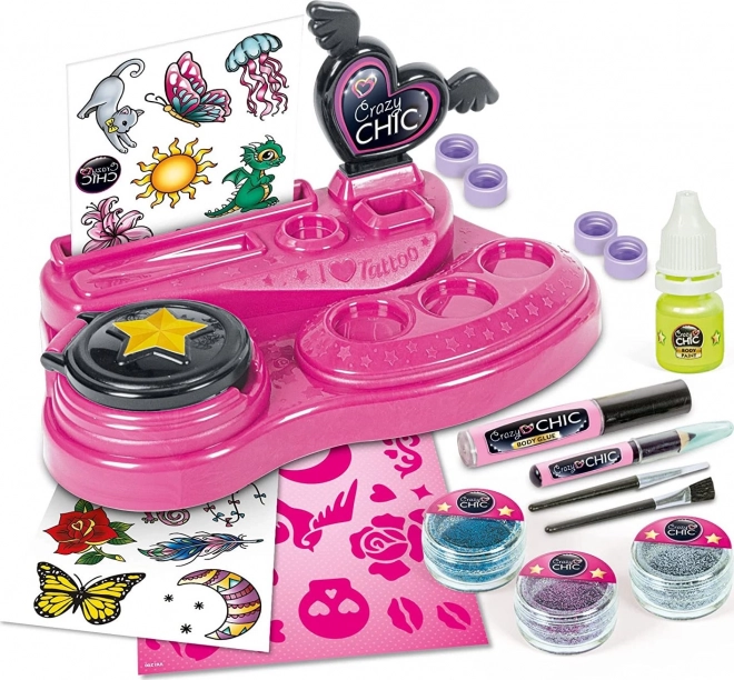 Set de tatuaje Crazy Chic