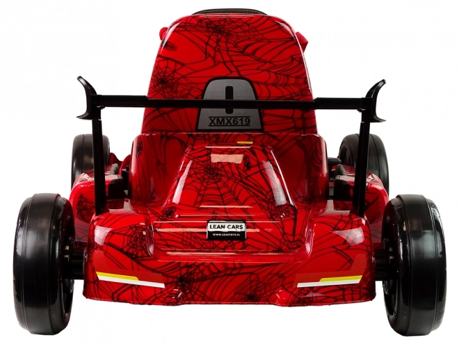 Gokart electric pentru copii roșu Spider