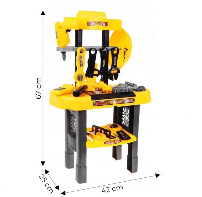 Atelier DIY pentru copii - Set cu 23 de unelte