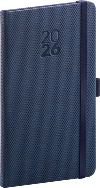 Agendă de buzunar Diamante albastru 2026