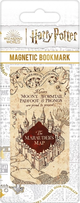 Harry Potter semn de carte magnetic Planul Hârjoanelor
