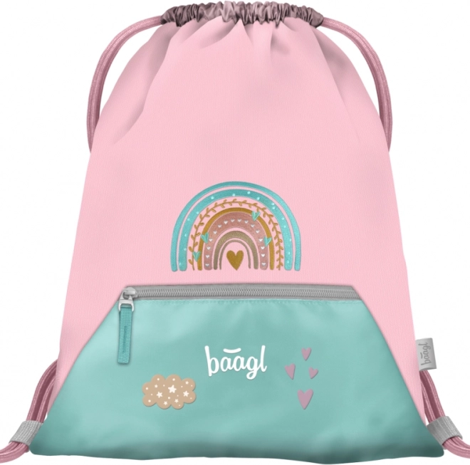 Set școlar BAAGL Zippy Duha roz