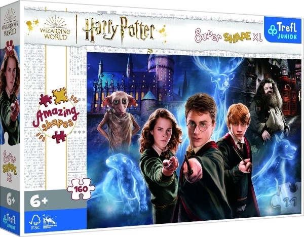 Puzzle TREFL Super Shape XL Lumea Magică a lui Harry Potter 160 piese