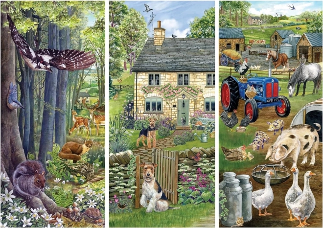 Puzzle Farma Woodland 1000 piese