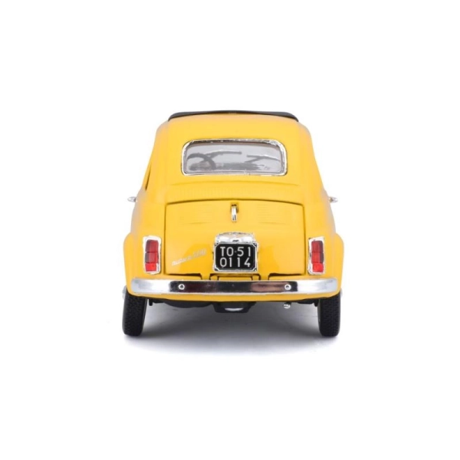 Model mașină Bburago Fiat 500 F 1965 la scară 1:24