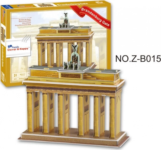 Puzzle 3D Poarta Brandenburg