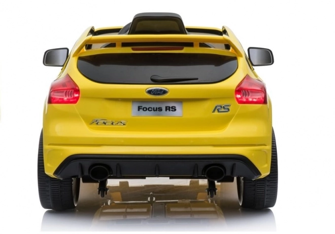 Mașină pe acumulator Ford Focus RS galbenă