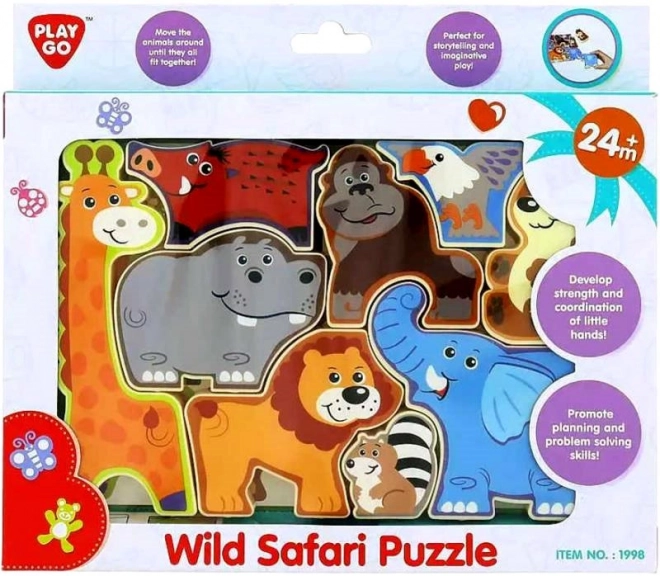 Puzzle Safari pentru bebeluși