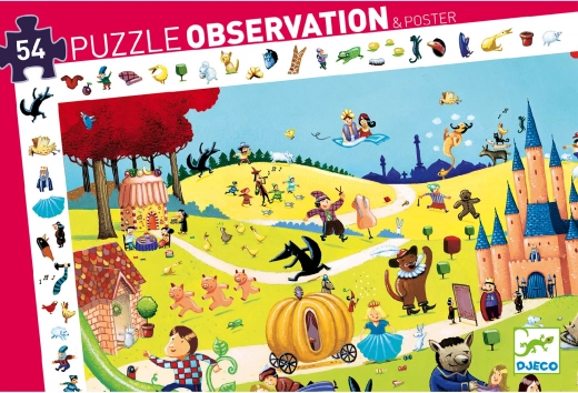 DJECO puzzle de căutare Basme