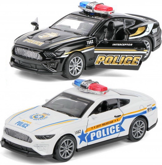 Mașină de poliție metalică