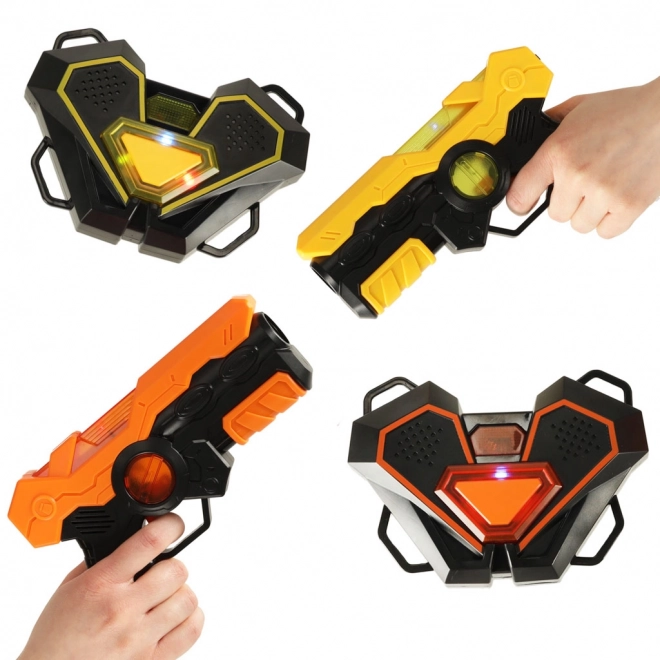 Set pistole cu laser și ținte infraroșu