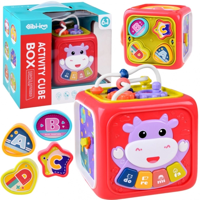 Cub educativ și interactiv cu pian