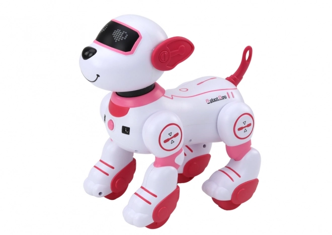 Câine Robot Interactiv Roze cu Telecomandă