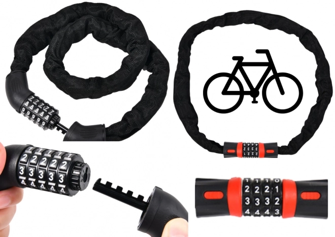 Lacăt cu cifru pentru bicicletă