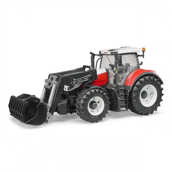 Tractor cu încărcător frontal Bruder Steyr 6300 Terrus CVT