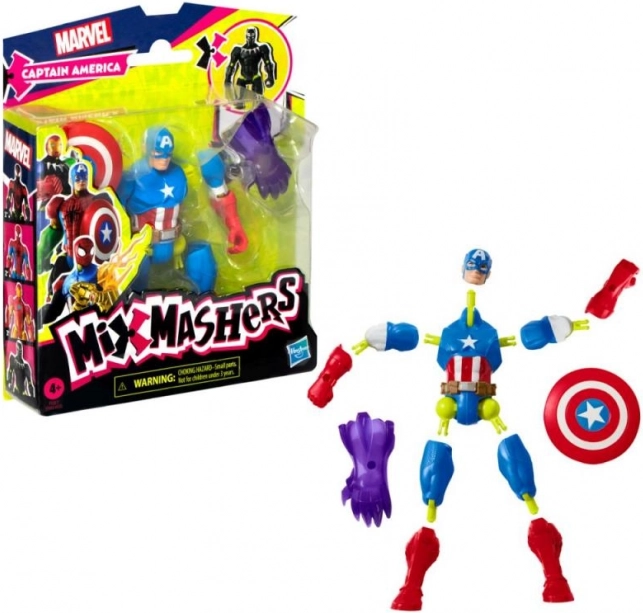 Avengers Mixmashers Figurină Căpitanul America