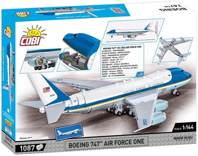 Set construcție avion președințial Boeing 747 Air Force One