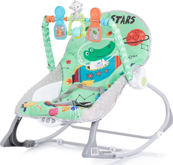 Leagăn vibrațional Chipolino Baby Spa Verde
